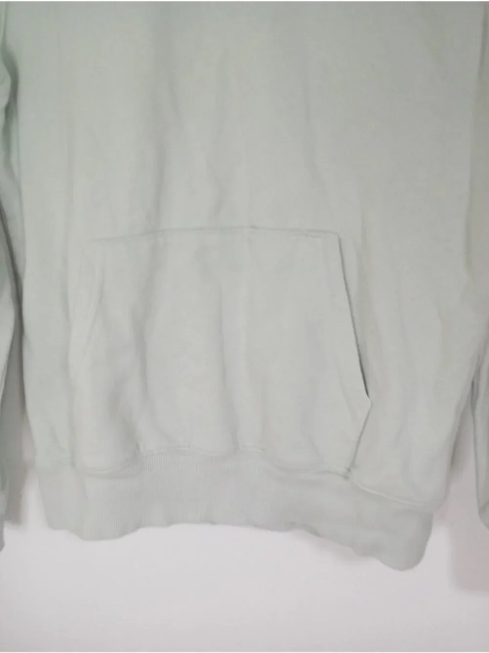 The North Face Mens Light Green Pullover Hoodie Size S Cotton Blend